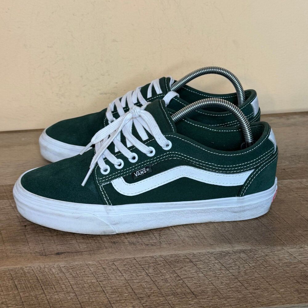 Vans Chukka Low Sidestripe sneakers green mens size 8 shoes